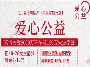 民勤捐卵助孕生子 爱心志愿者招募